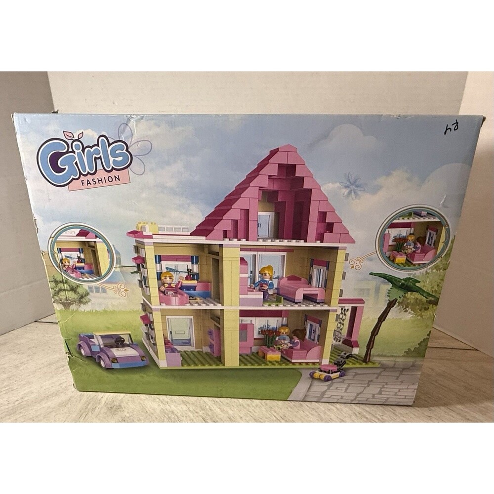 Girls Fashion Princess Villa Building Blocks Set 892 Pieces Brick House Toy 4512